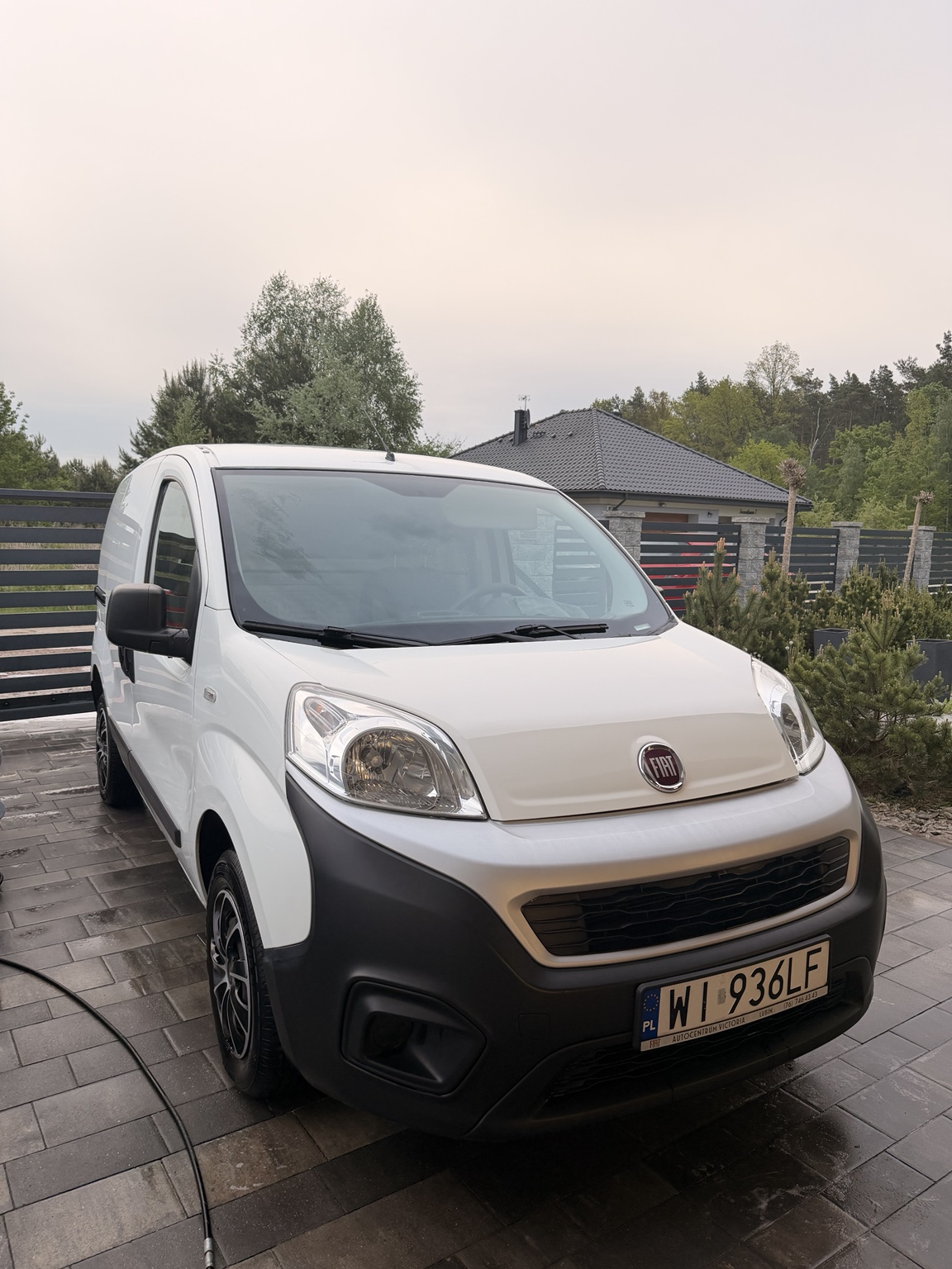 Biały Fiat po realizacji DETAILIO