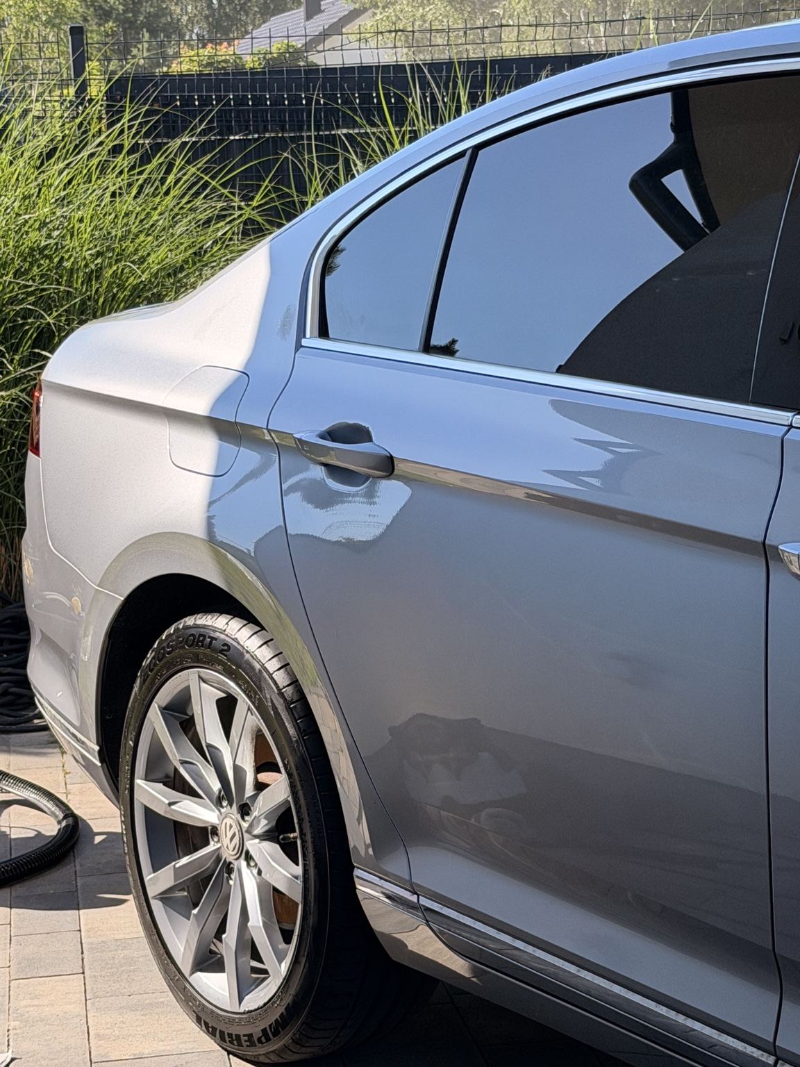 Volkswagen po pielęgnacji lakieru i opon